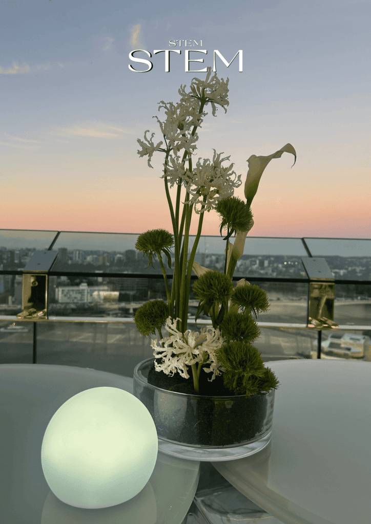 FLOWERS AT THE TERRACE ROOFTOP BAR BRISBANE