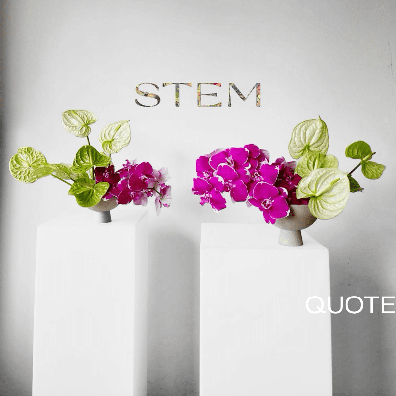 Custom wedding florist quote prepared for bespoke floral styling in Brisbane.