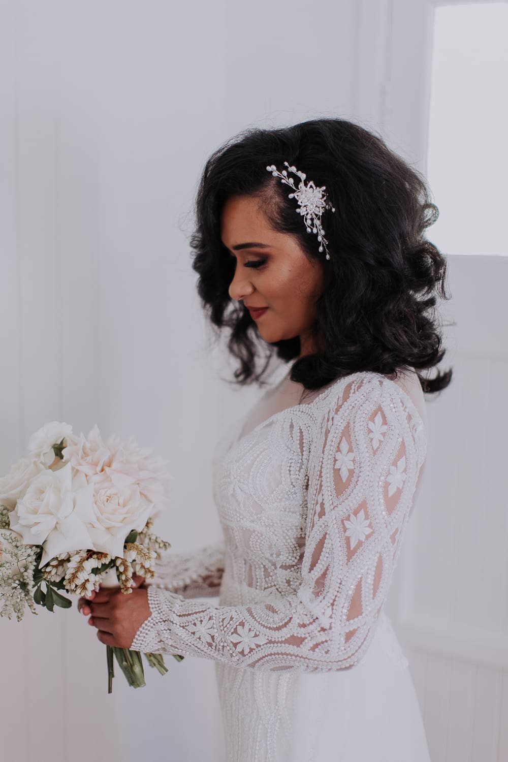Bespoke bridal flowers by Stem Design for a Brisbane wedding.