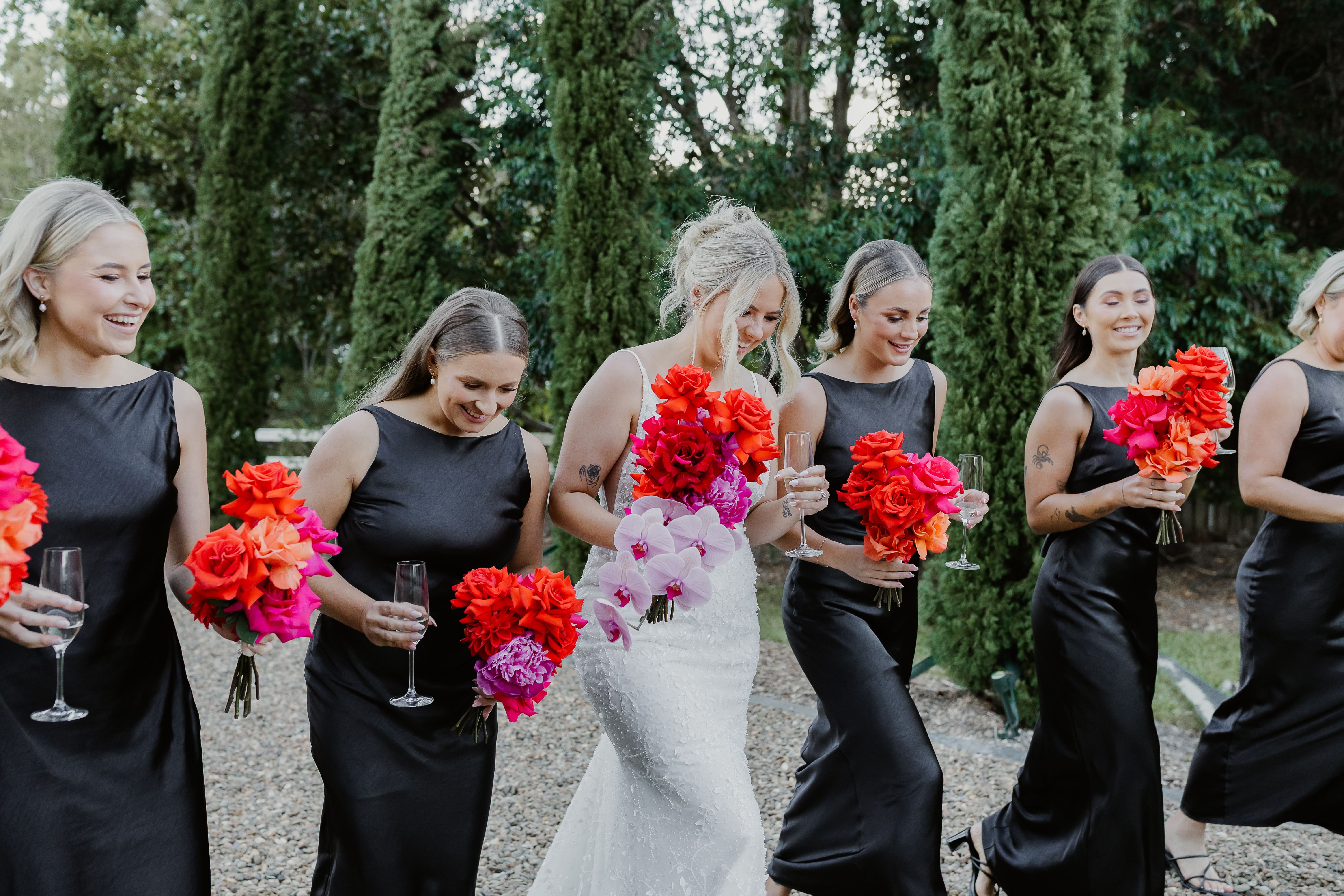 Bespoke bridal flowers by Stem Design for a Brisbane wedding.