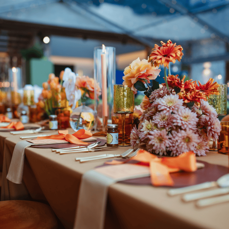 Colourful Wedding Flowers